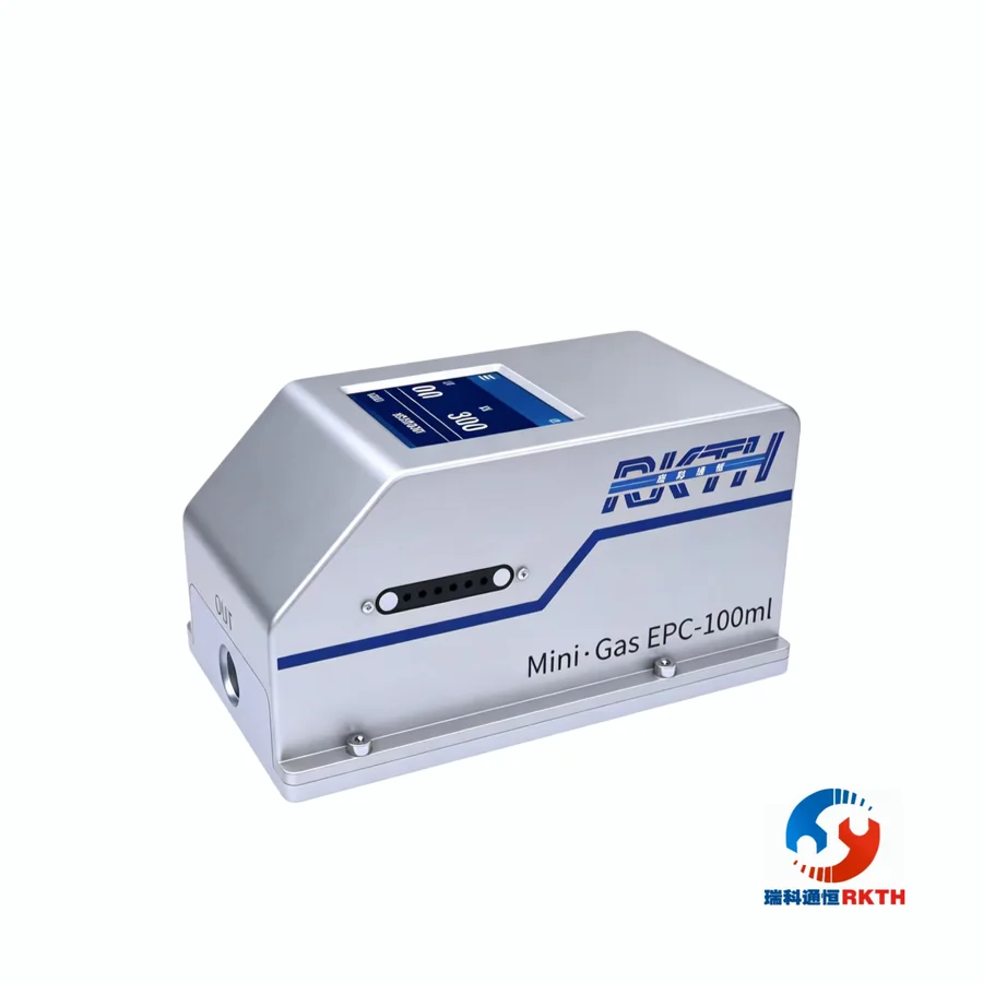 Miniature electronic gas pressure and flow control system
