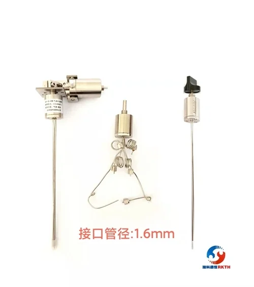 Long welded-tube manual 6-port switching valve