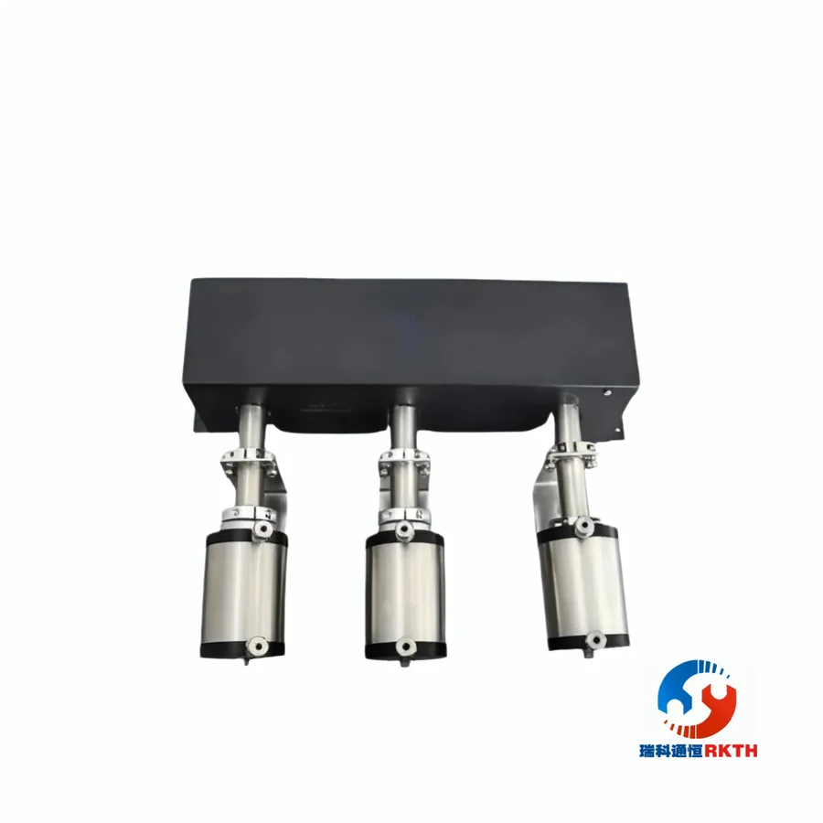 Triple pneumatic 6-/10-port valve oven