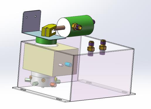 Dual pneumatic 6-port valve oven